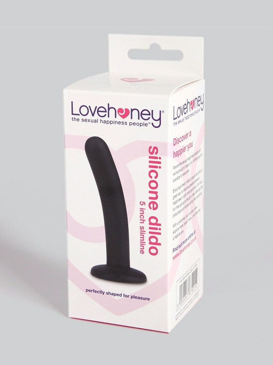 Dildo ventouse silicone Slimline 12,7 cm