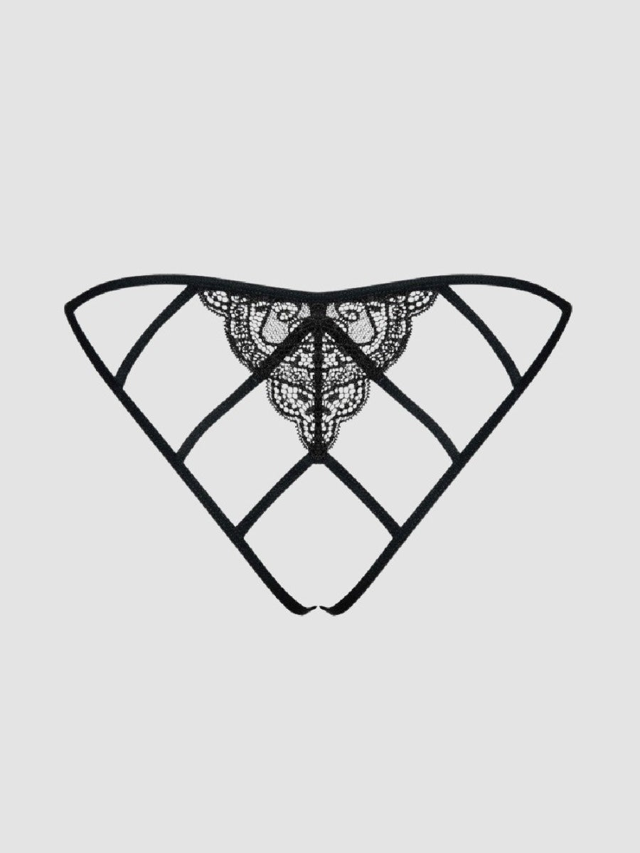 Culotte Ouverte Otilla Rouge