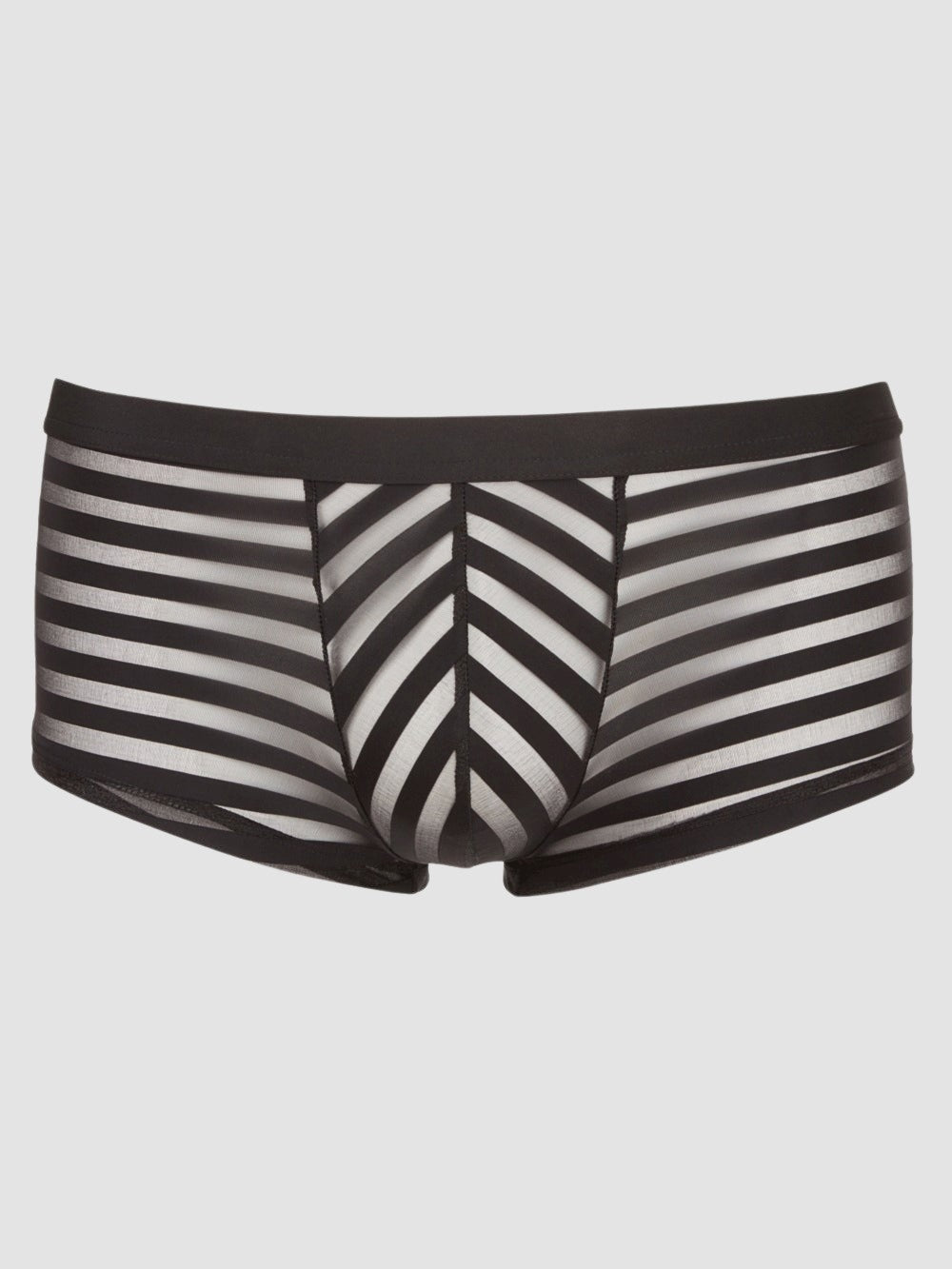 Boxer Rayé Transparent