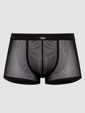 Boxer transparent noir