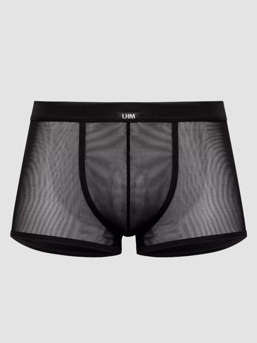 Boxer transparent noir