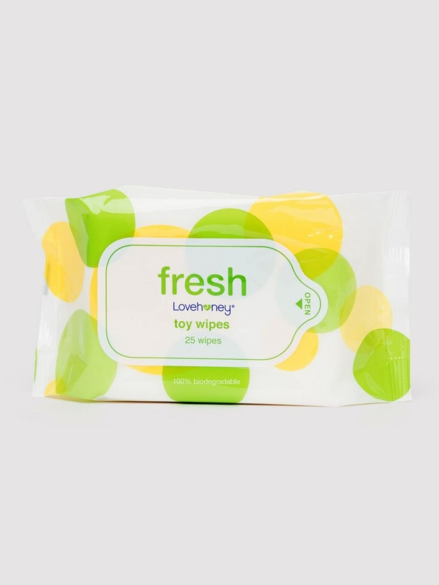 Lingettes nettoyantes pour sextoys Fresh pack de 25