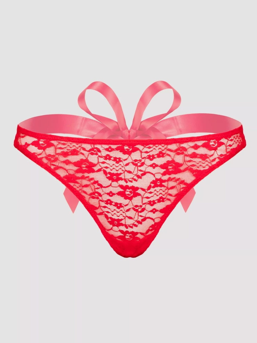 String noeud Unwrap Me rouge
