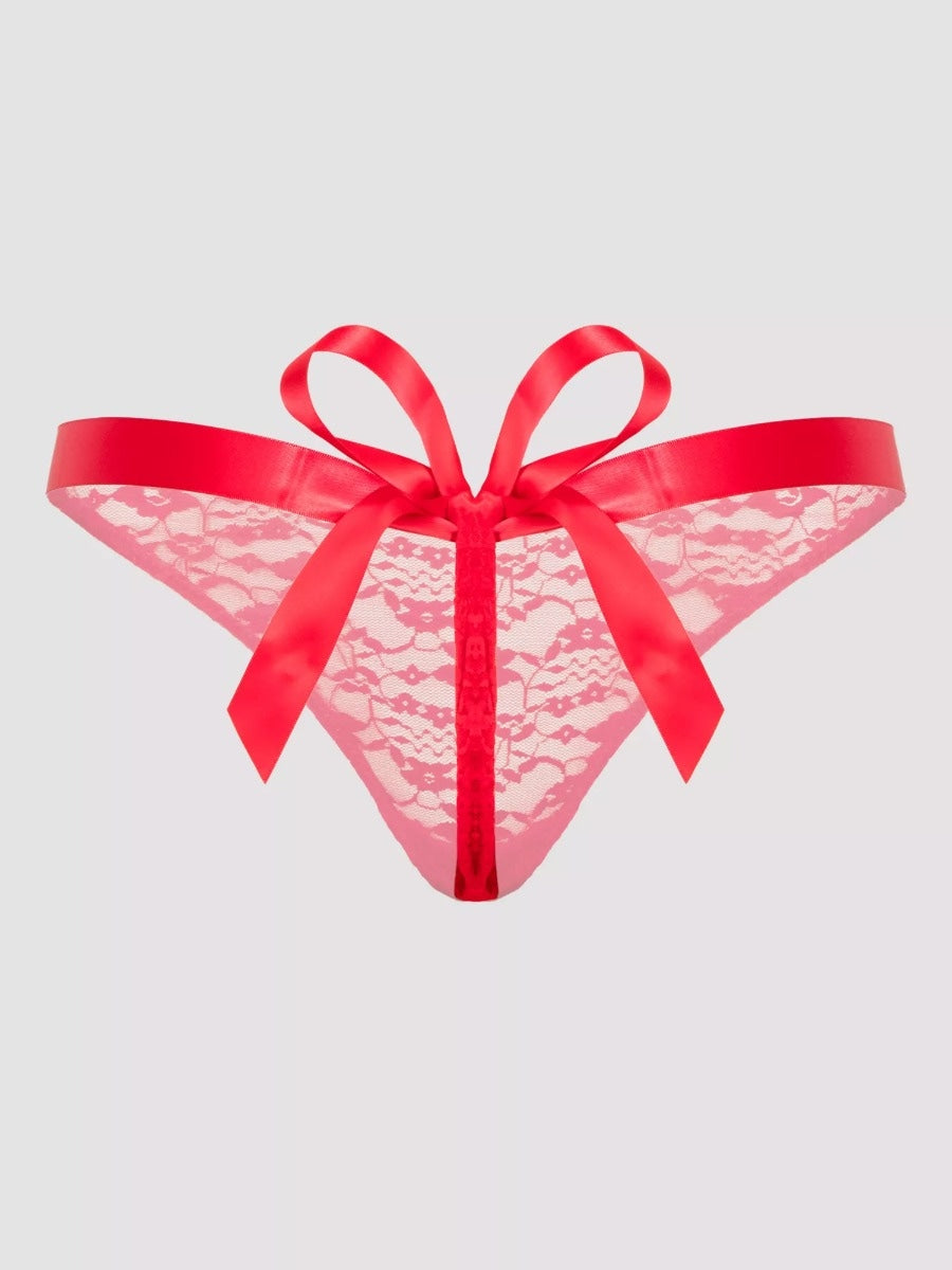 String noeud Unwrap Me rouge