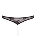 String Ouvert Dentelle & Perles