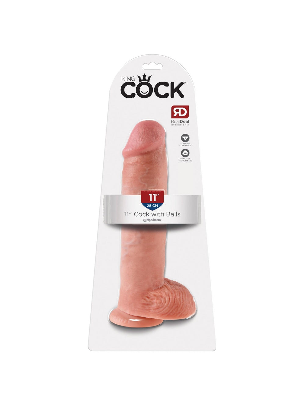 Gode XXL avec Testicules 28 cm King Cock
