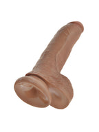 Gode avec Testicules 22,9 cm King Cock
