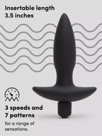 Plug anal vibrant Butt Tingler small