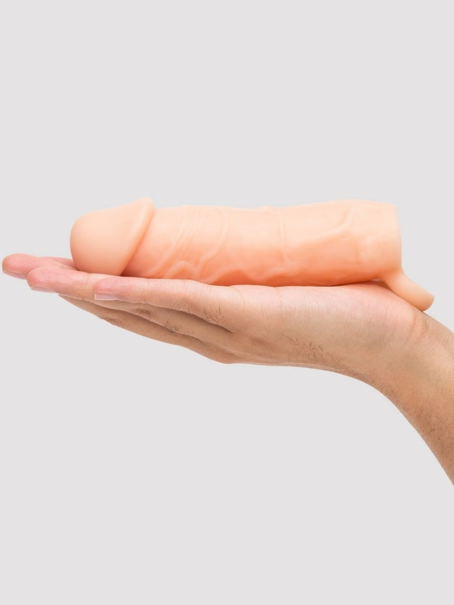 Gaine à pénis silicone +2,5 cm Mega Mighty