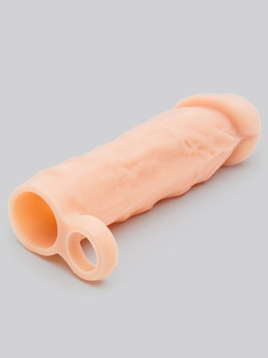 Gaine à pénis silicone +2,5 cm Mega Mighty