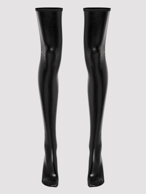 Bas Fierce wetlook noir