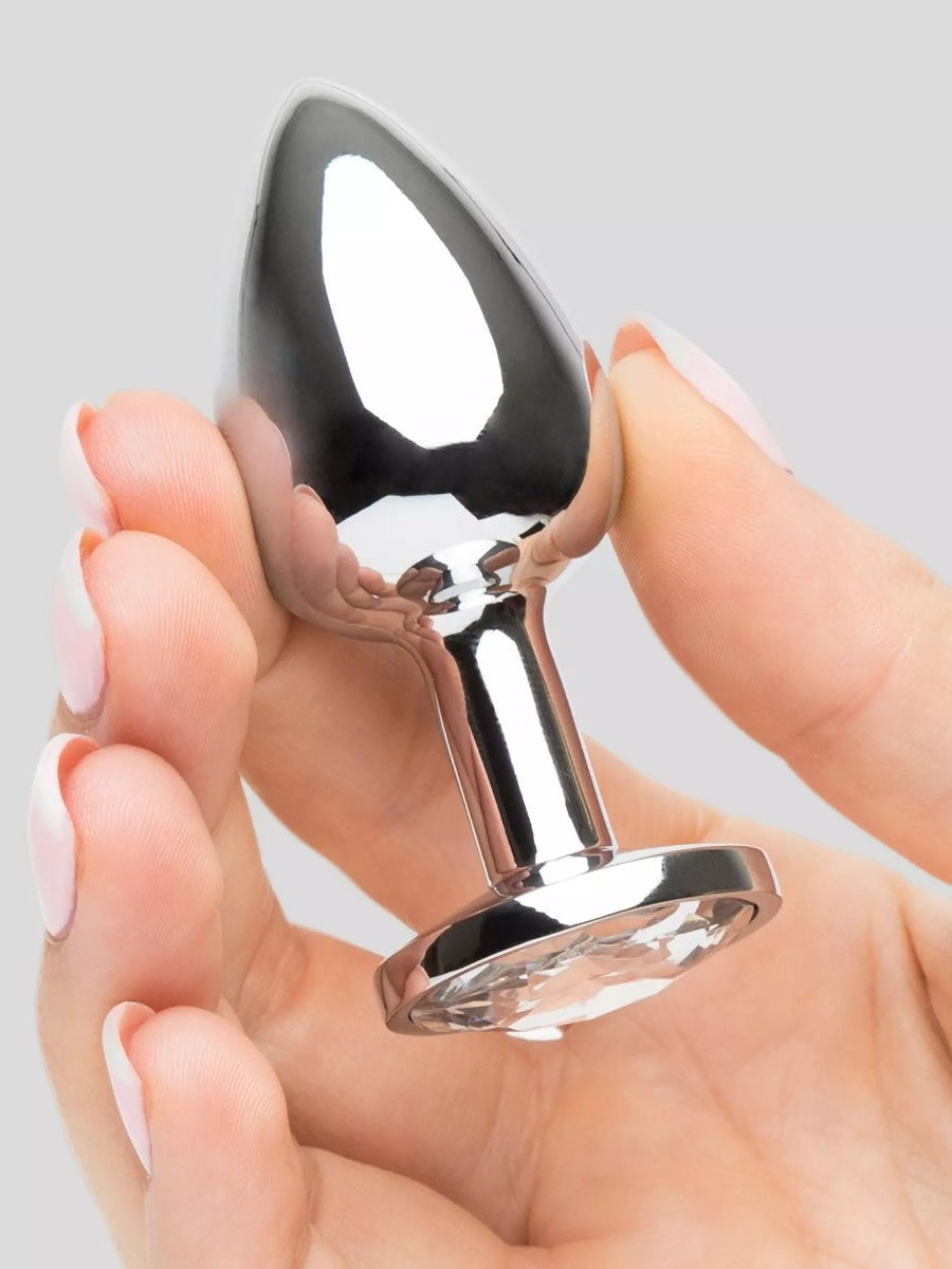 Plug anal bijou Secret Shine small transparent 124 g