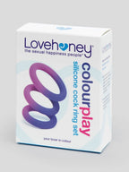 Kit de 3 cockrings silicone thermochrome Colour Play