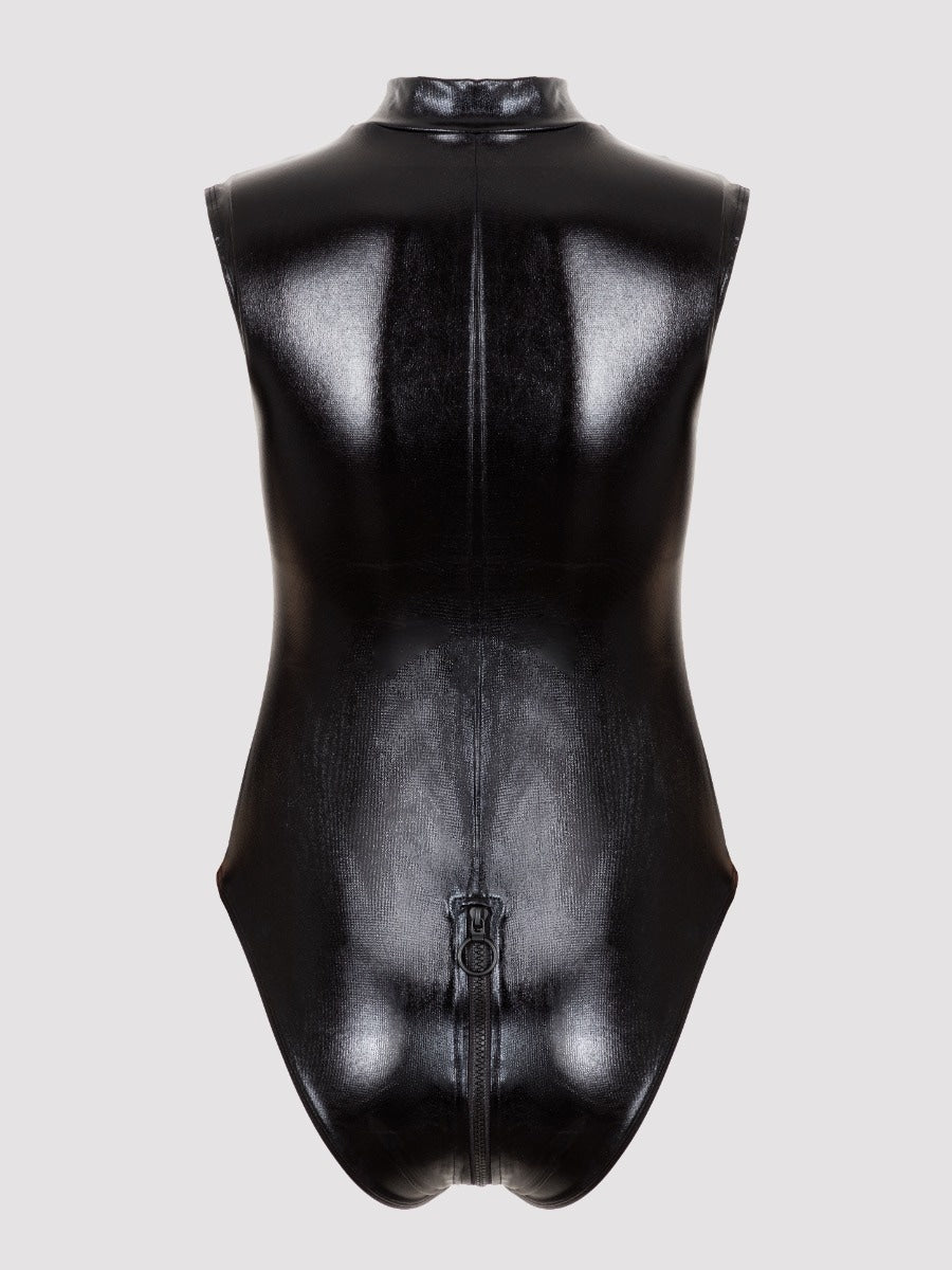 Body ouvert Fierce wetlook noir
