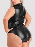 Body ouvert Fierce wetlook noir GT