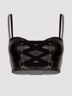 Soutien-gorge top effet cuir Fierce