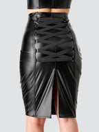 Jupe effet cuir Fierce