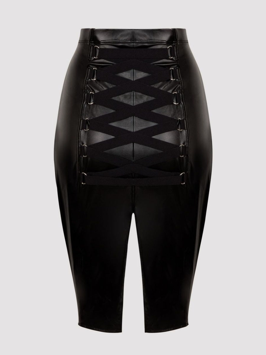 Jupe effet cuir Fierce