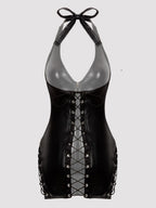 Robe à lacets effet cuir Fierce