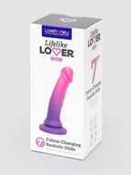 Gode ventouse effet thermochrome 17,8 cm Luxe Lifelike Lover