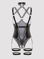 Body ouvert effet harnais Fierce wetlook noir GT