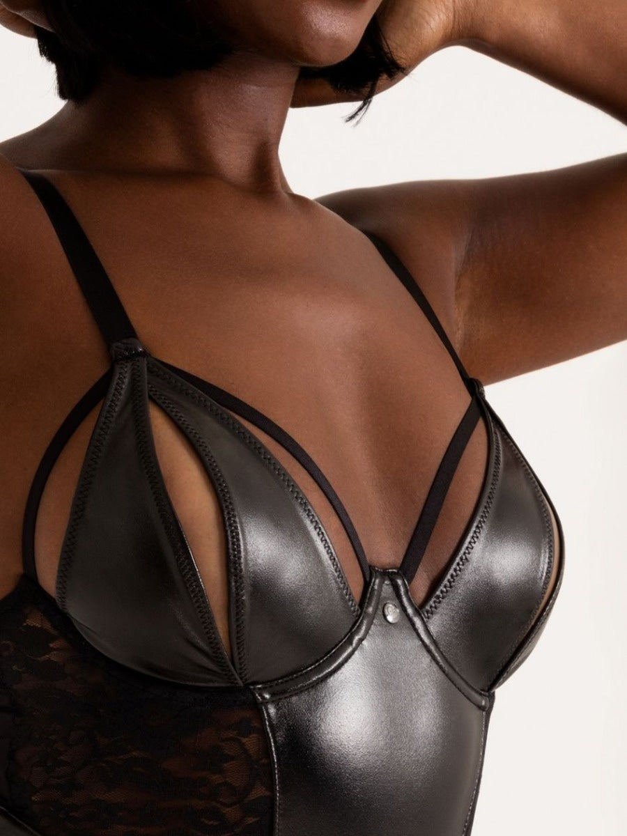 Body ouvert wetlook Fierce Muse
