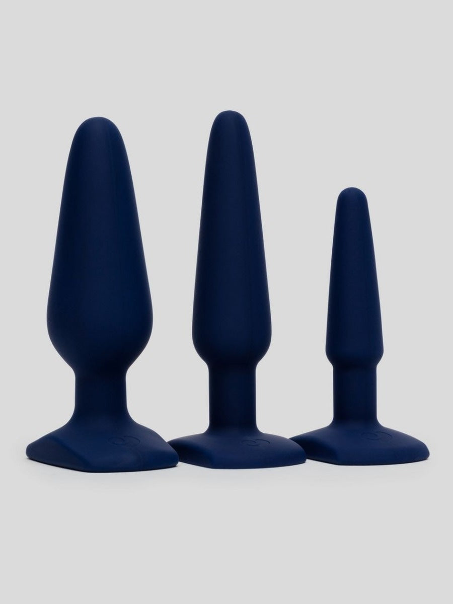 Kit plug anal silicone Booty Bound 3 pièces