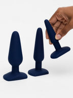 Kit plug anal silicone Booty Bound 3 pièces