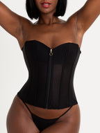 Corset manches longues Secret Silhouette noir