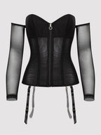 Corset manches longues Secret Silhouette noir