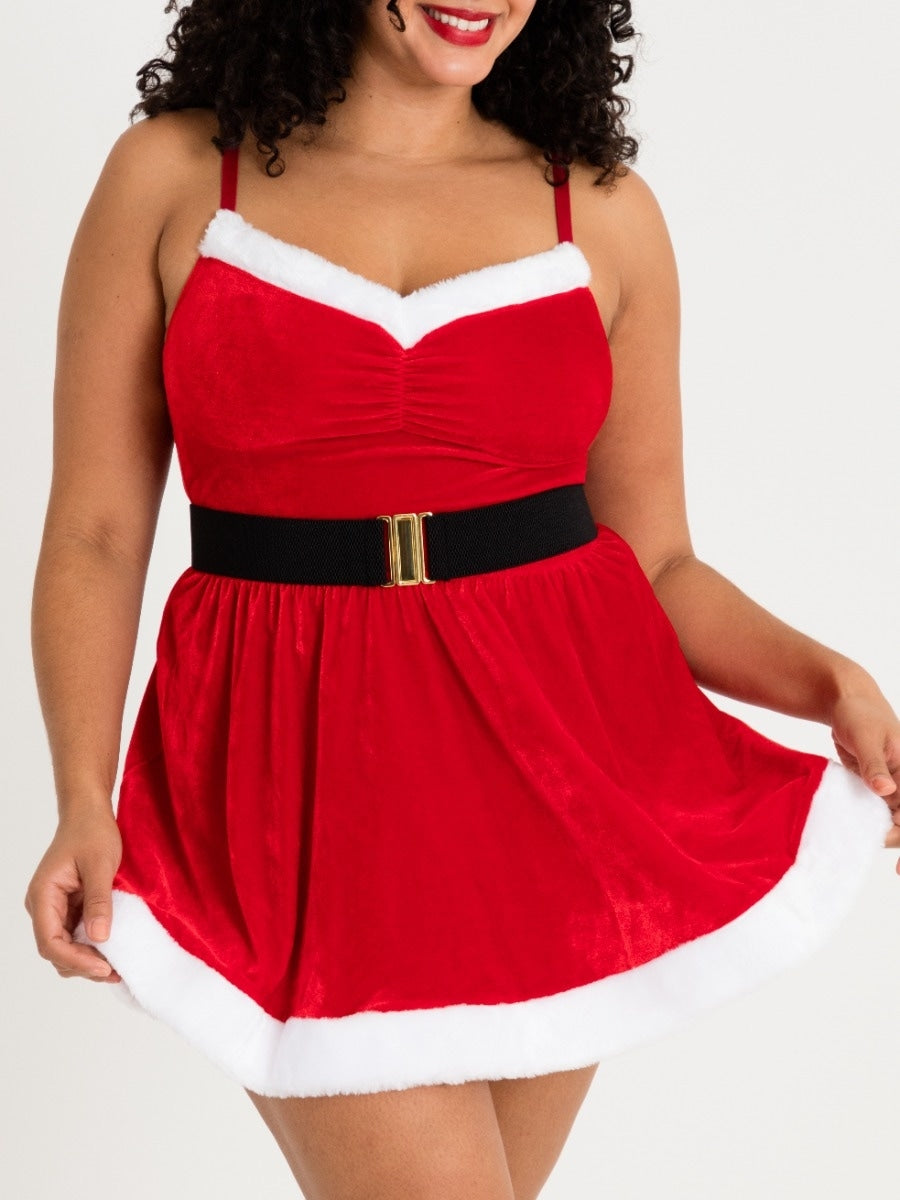 Nuisette babydoll mère Noël Fantasy Santa GT