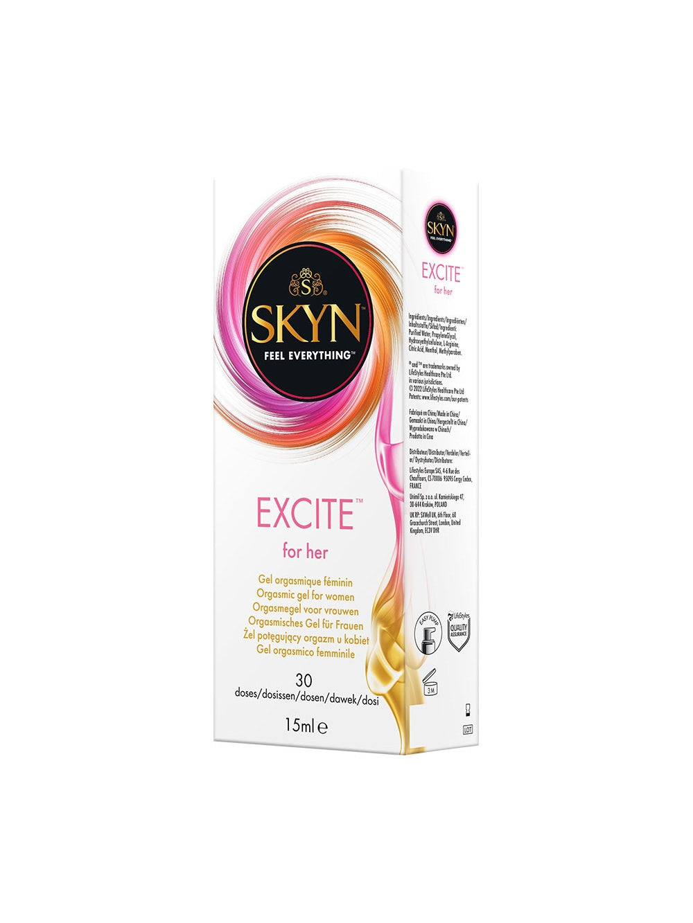 Gel Orgasmique Féminin Skyn Excite 15 ml