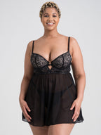 Nuisette babydoll Late Night Liaison bleu GT