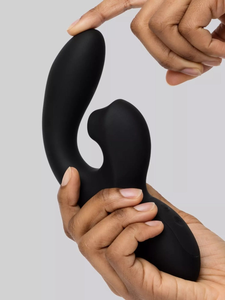 Vibromasseur rabbit chauffant Dual Embrace