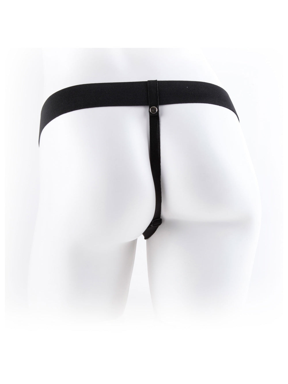 Gode ceinture creux vibrant avec testicules 22,9 cm Hollow Strap-On