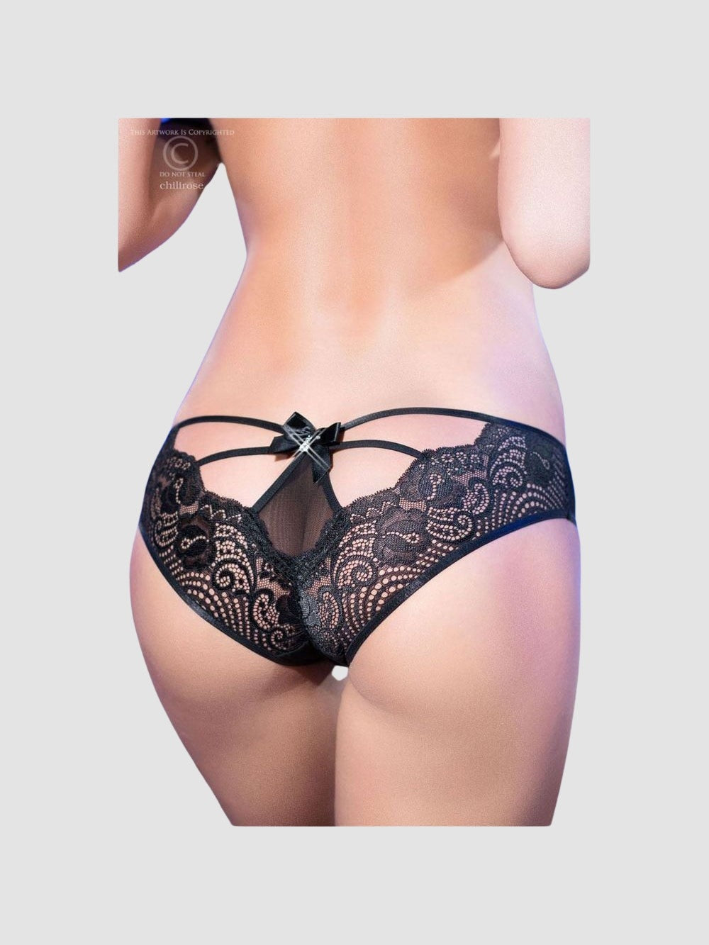Culotte Ouverte Otilla Rouge
