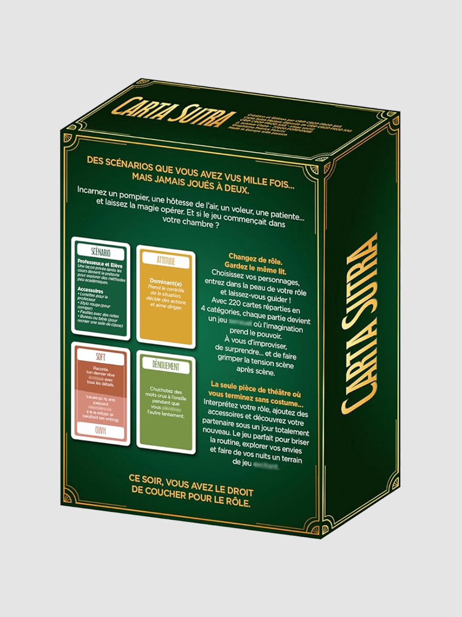 Jeu pour couple Carta Sutra Jeux de Rôle