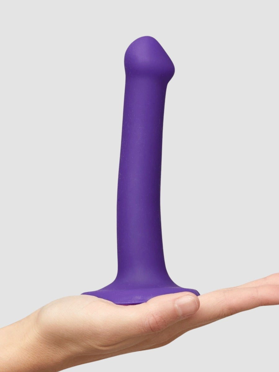 Dildo Strap-on-Me double densité Bendable
