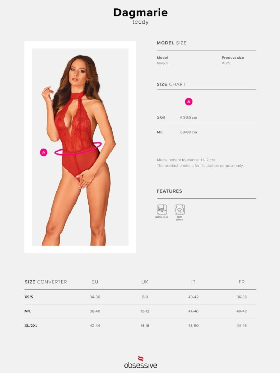 Body Ouvert Dagmarie Rouge