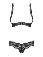Ensemble 2 Pièces Ouvert Luvae Noir