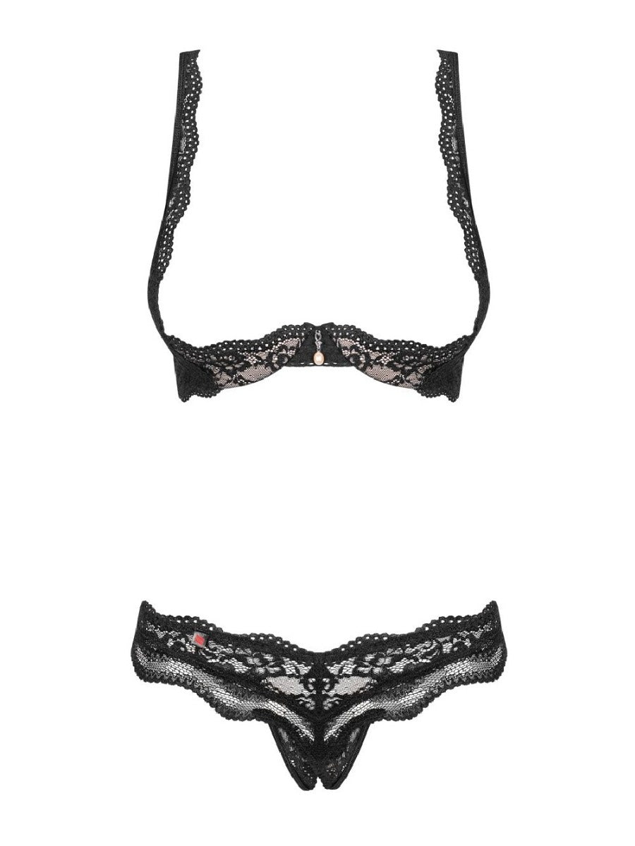 Ensemble 2 Pièces Ouvert Luvae Noir