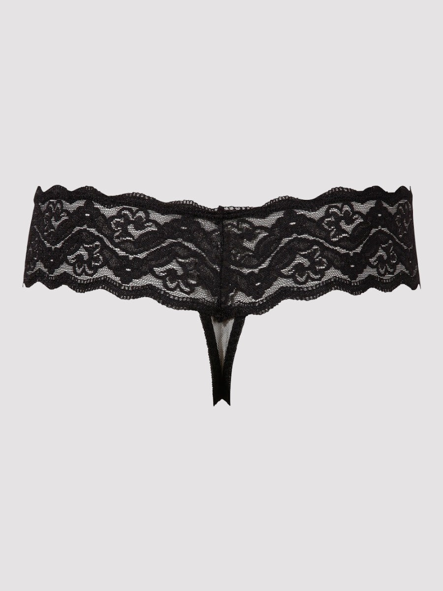 String en dentelle avec perles stimulantes