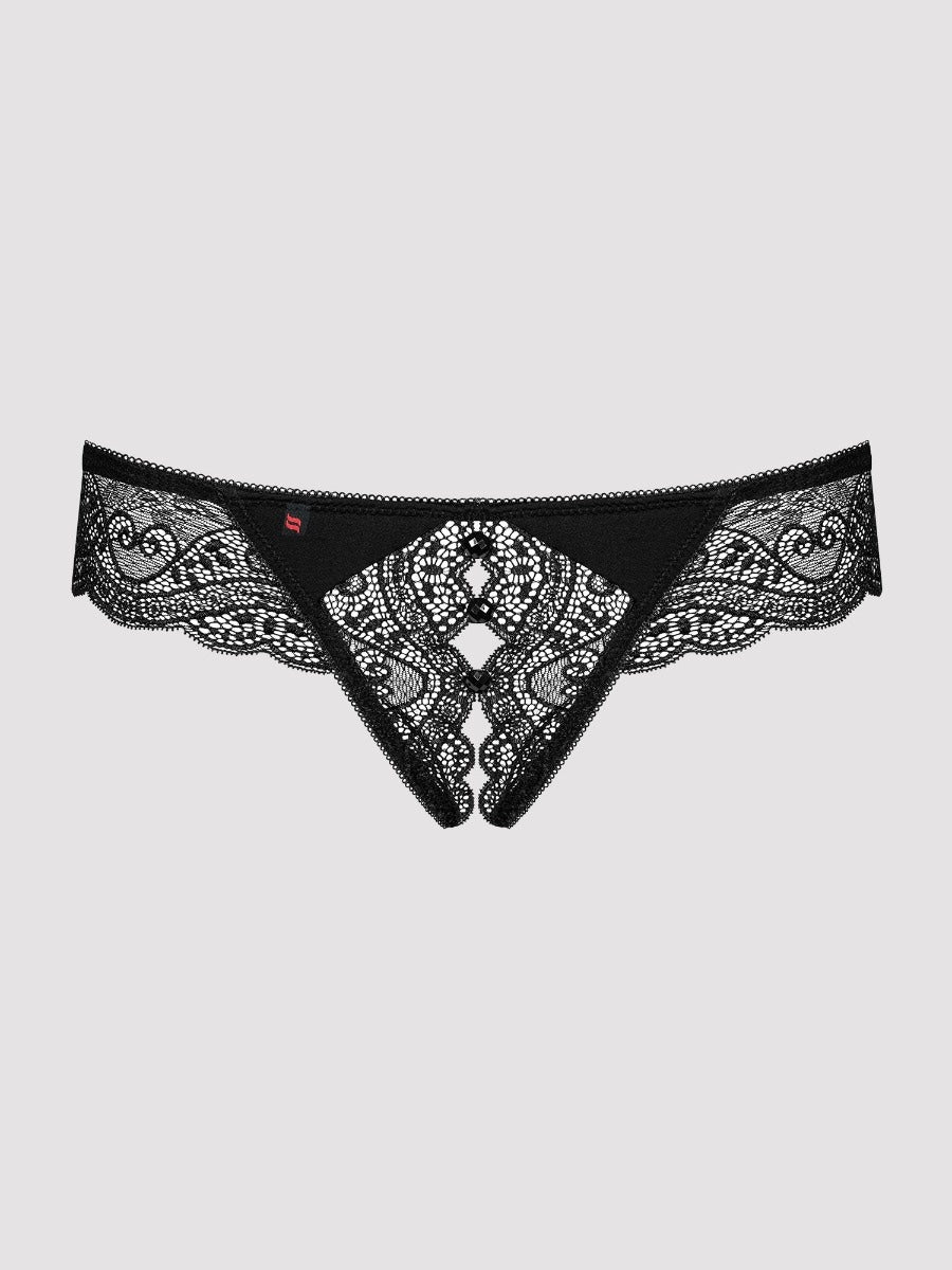 String Ouvert Shibu Noir
